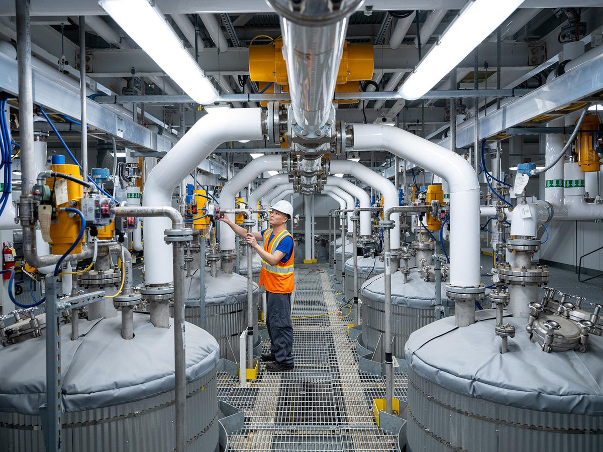 Swiss Water decaffeination tanks